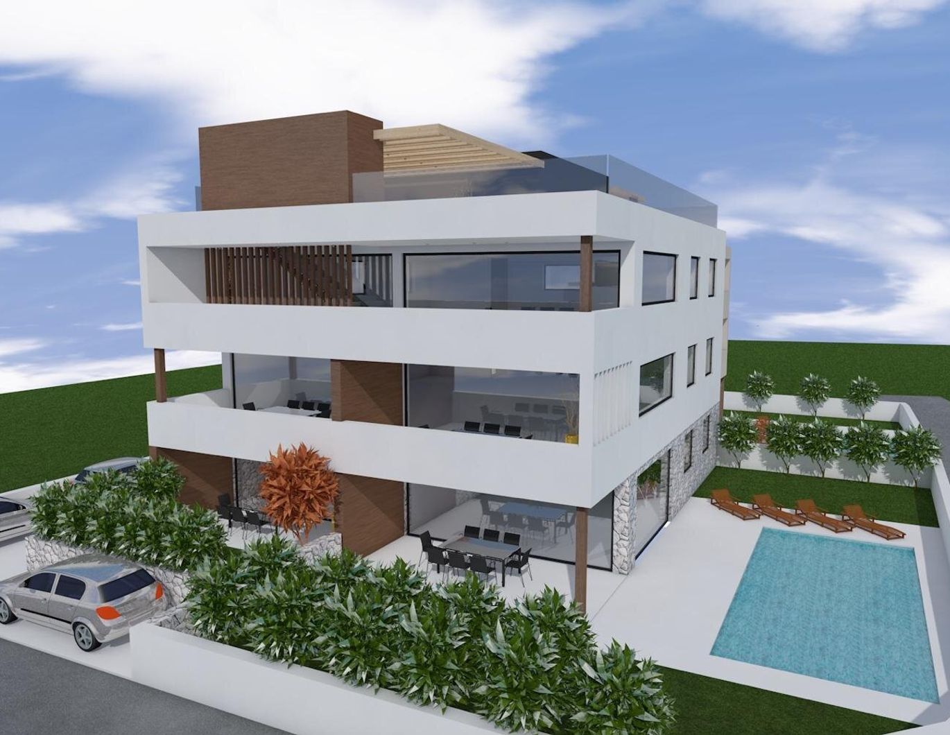 PRIVLAKA - Moderne Wohnung nur 80m vom Meer S5
