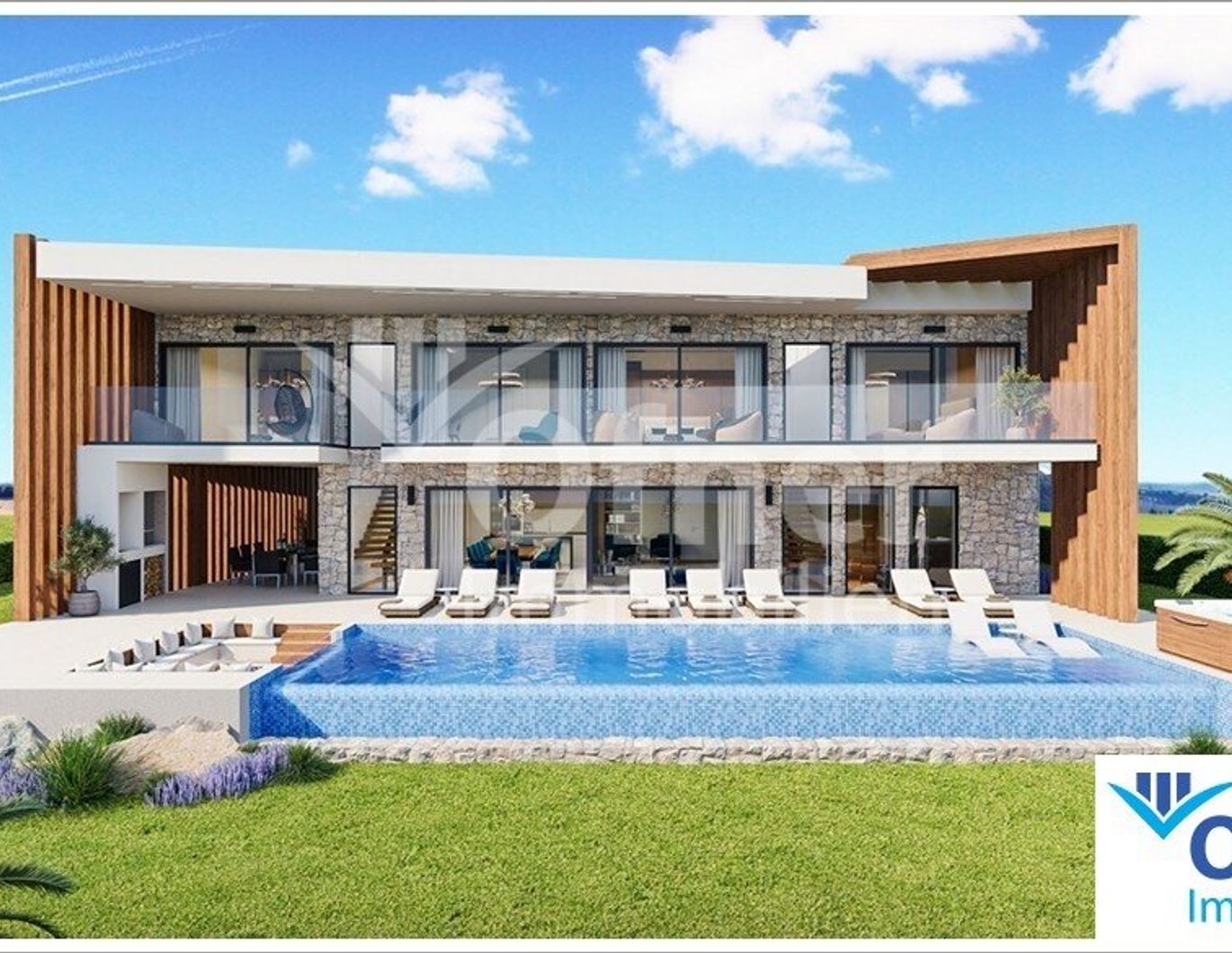 Kaštelir / Istrien: moderne Luxus-Villa zu verkaufen
