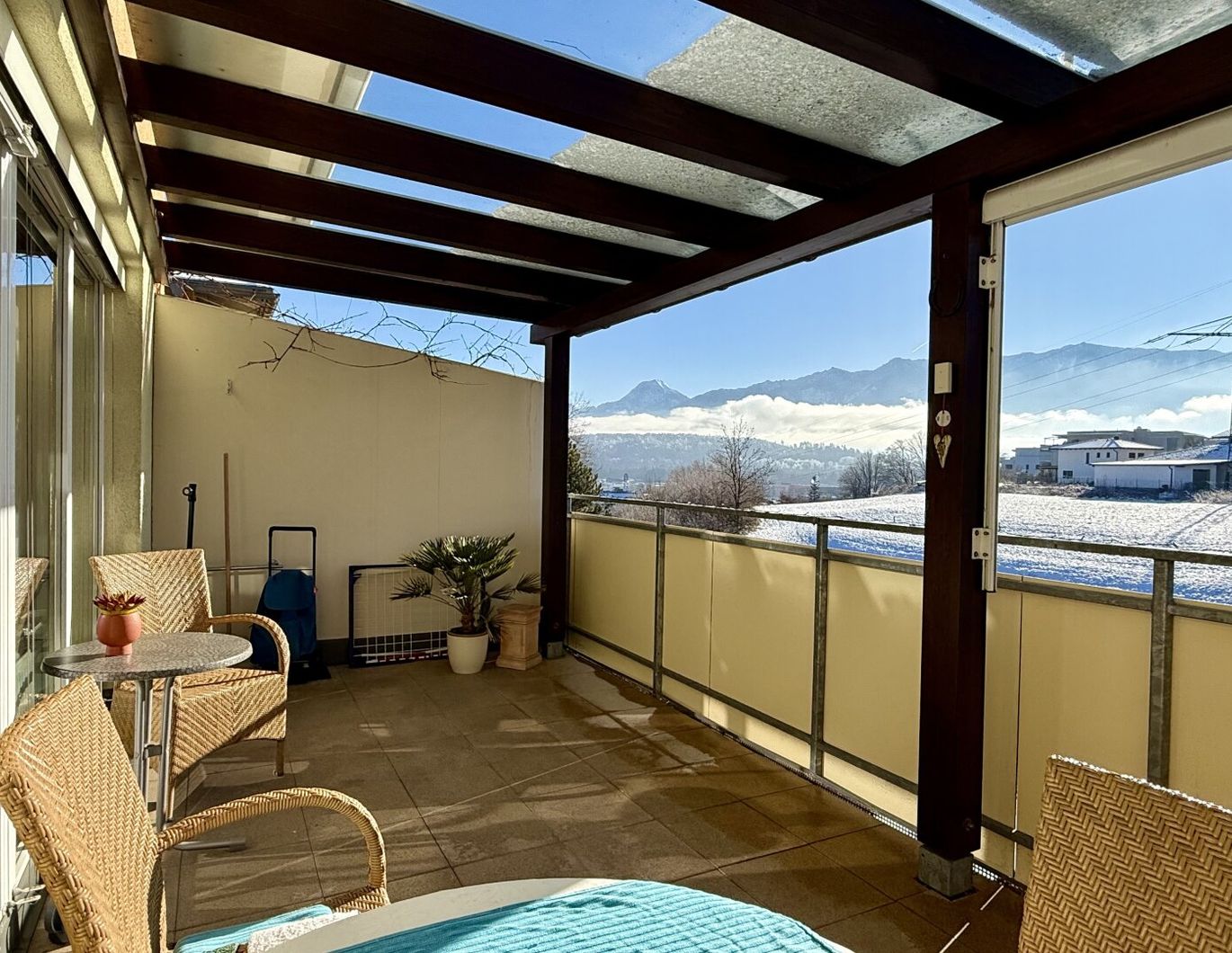 Klein und fein - Wohnung mit Top Aussicht in Warmbad!