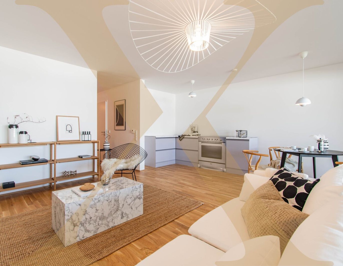 2 Monate PROVISIONSFREI für den Käufer! 3-Zimmer-Neubauwohnung mit riesiger/m Loggia/Balkon zu verkaufen!