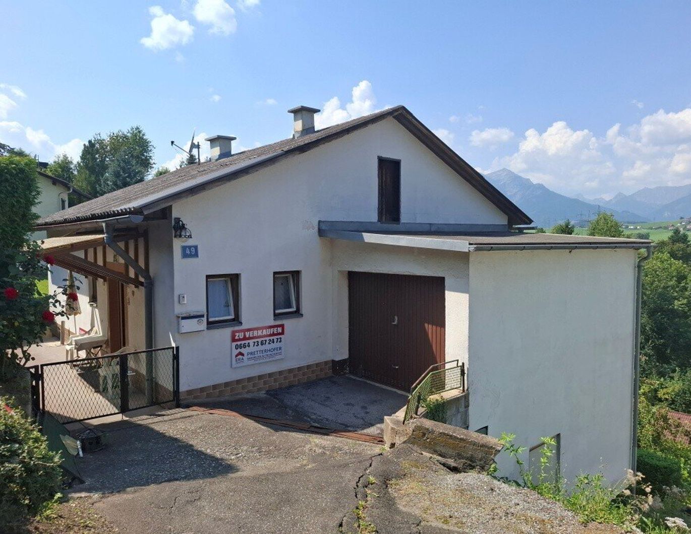 Preisreduktion: Ruhig gelegenes Wohnhaus mit Grund in Hanglage in St. Peter-Freienstein nahe Leoben zu kaufen !