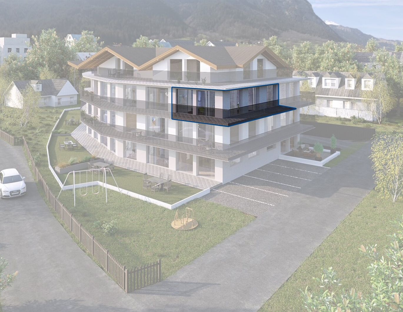 Top 13: Exklusive 3-Zimmer-Neubauwohnung mit schönem Südostbalkon