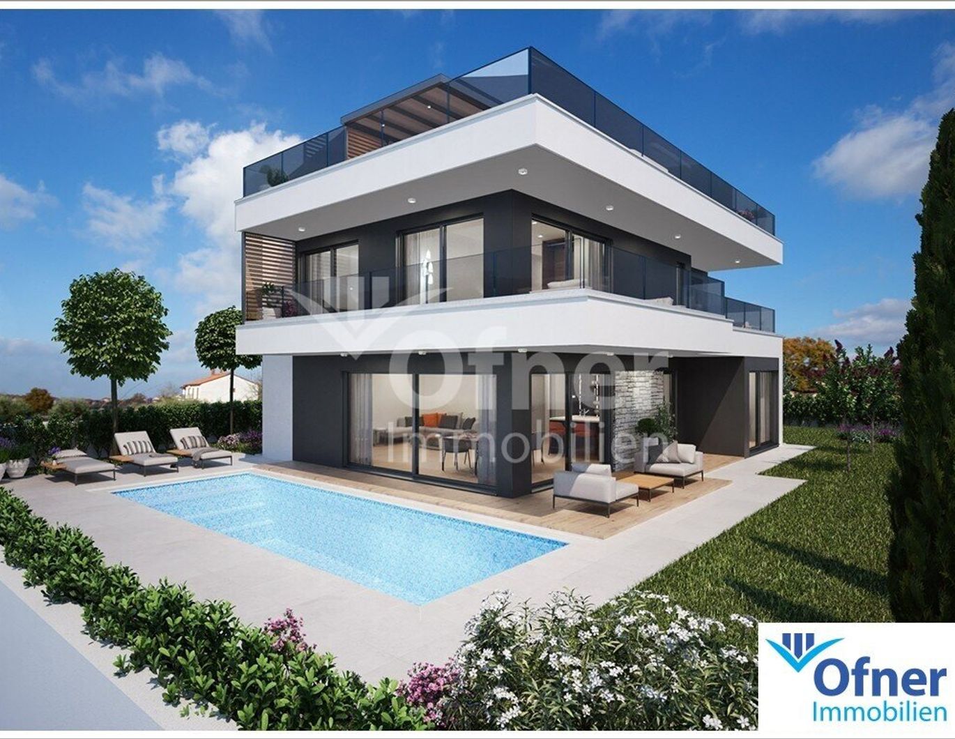 Istrien: Haus mit Meerblick bei Poreč