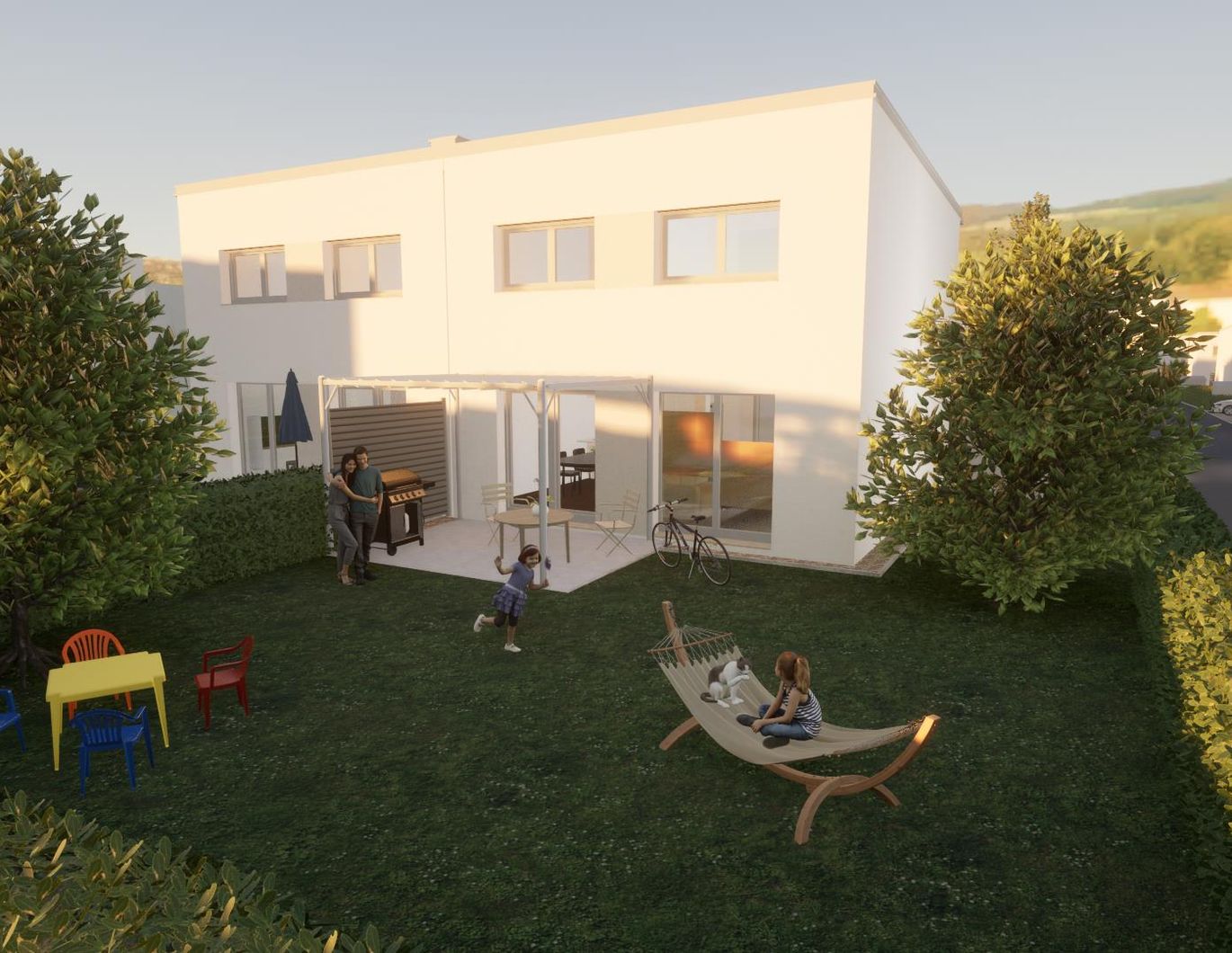 LEISTBARER WOHNTRAUM: PROVISIONSFREI: GARTENGLÜCK MIT VIEL LUXUS AUF EIGENGRUND IN HERRLICHER WOHNLAGE VON KÖNIGSTETTEN IM WIENERWALD