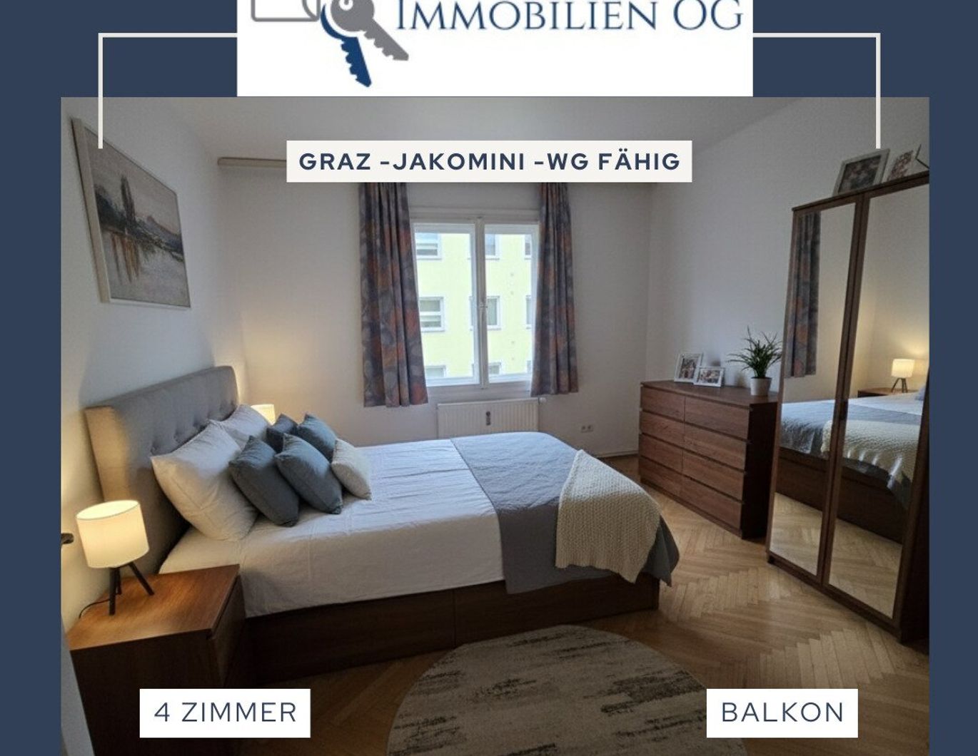 Graz - Jakomini - 4 Zimmer - WG fähig - TU Nähe - Provisionsfrei