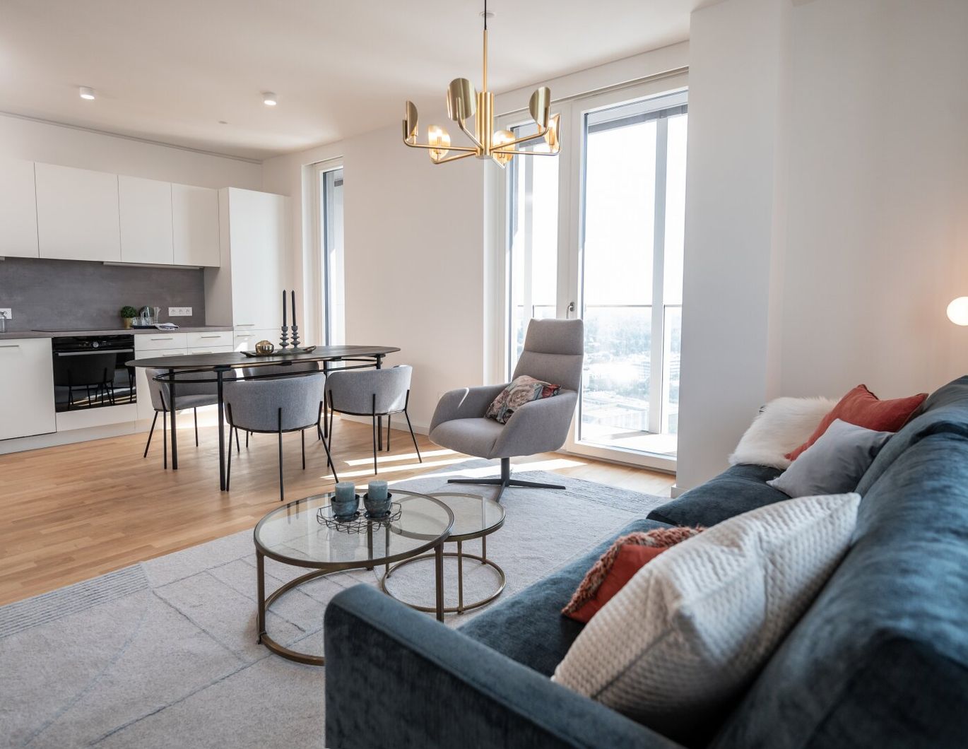 Familientraum im Tower - 4-Zi. mit Loggia & Rooftop Spa - U1 Kagran