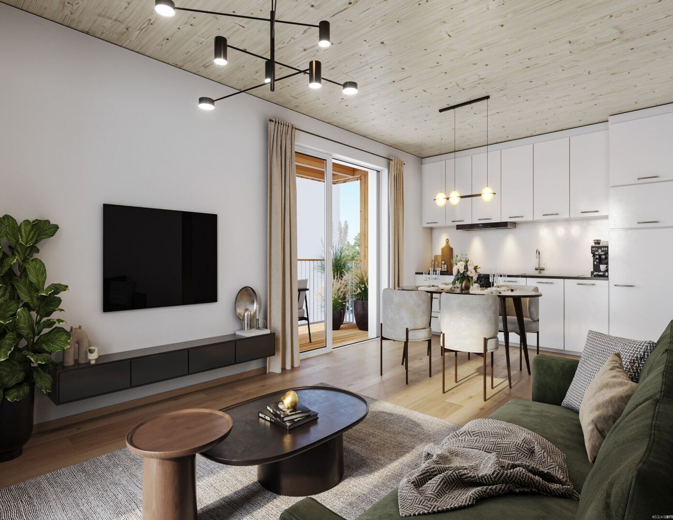 Mit Holz und Herz: Ihr Wohlfühl-Zuhause, 74 m² plus Balkon/Loggia - nachhaltig, klimafreundlich, individuell