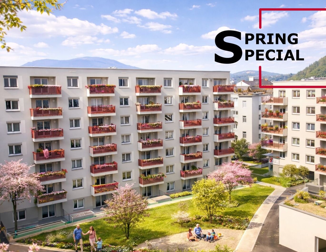 Charmante 3-Zimmer-Wohnung mit Balkon in Graz!