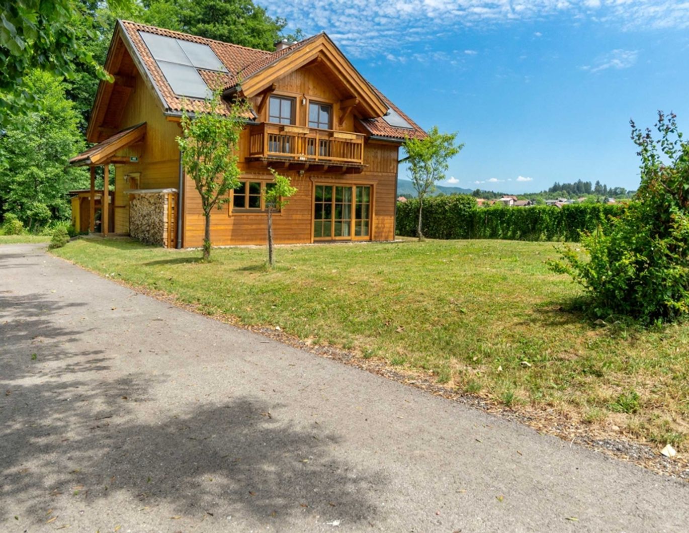 Gemütliches Holzhaus in ruhiger Naturlage