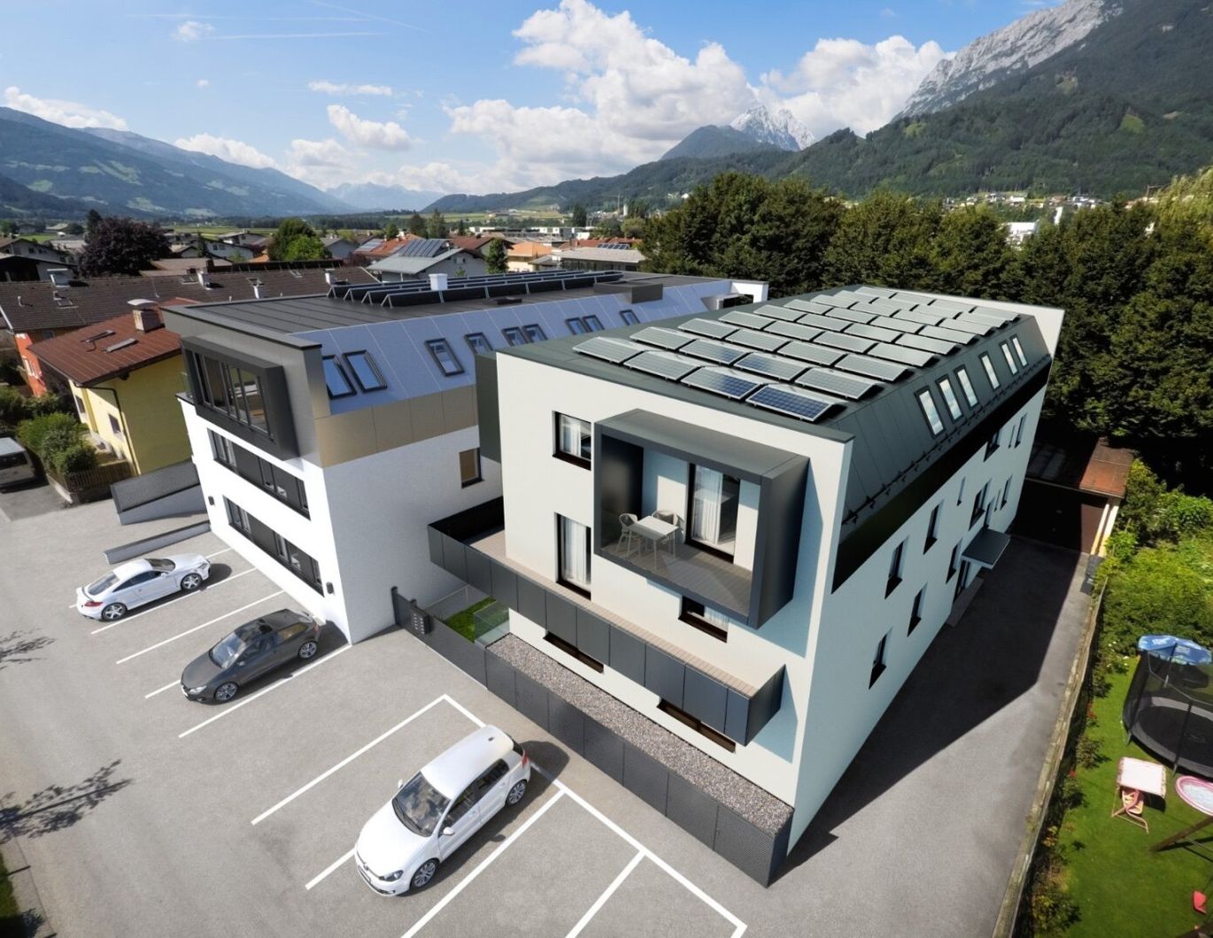 Schwaz (Top 8): Neuwertige 2-Zimmer-Wohnung mit exklusiver Ausstattung in ruhiger und sonniger Wohnlage