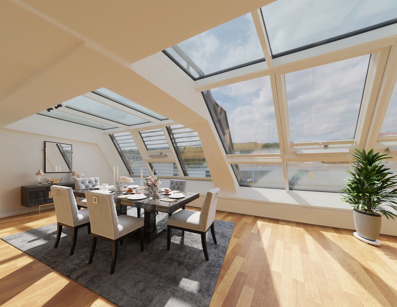 Dachmaisonette - Terrassenliebe! Dreizimmerwohnung in Brunn am Gebirge!