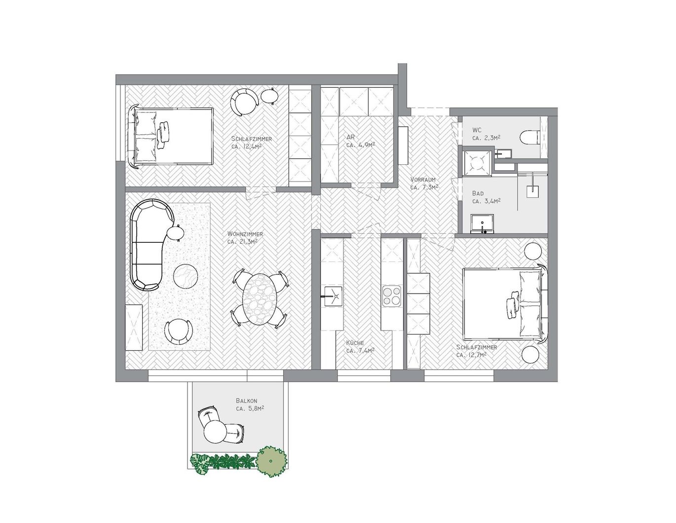 Exklusiver 3 Zimmer Erstbezug in bester Cottage Lage 1190 Wien
