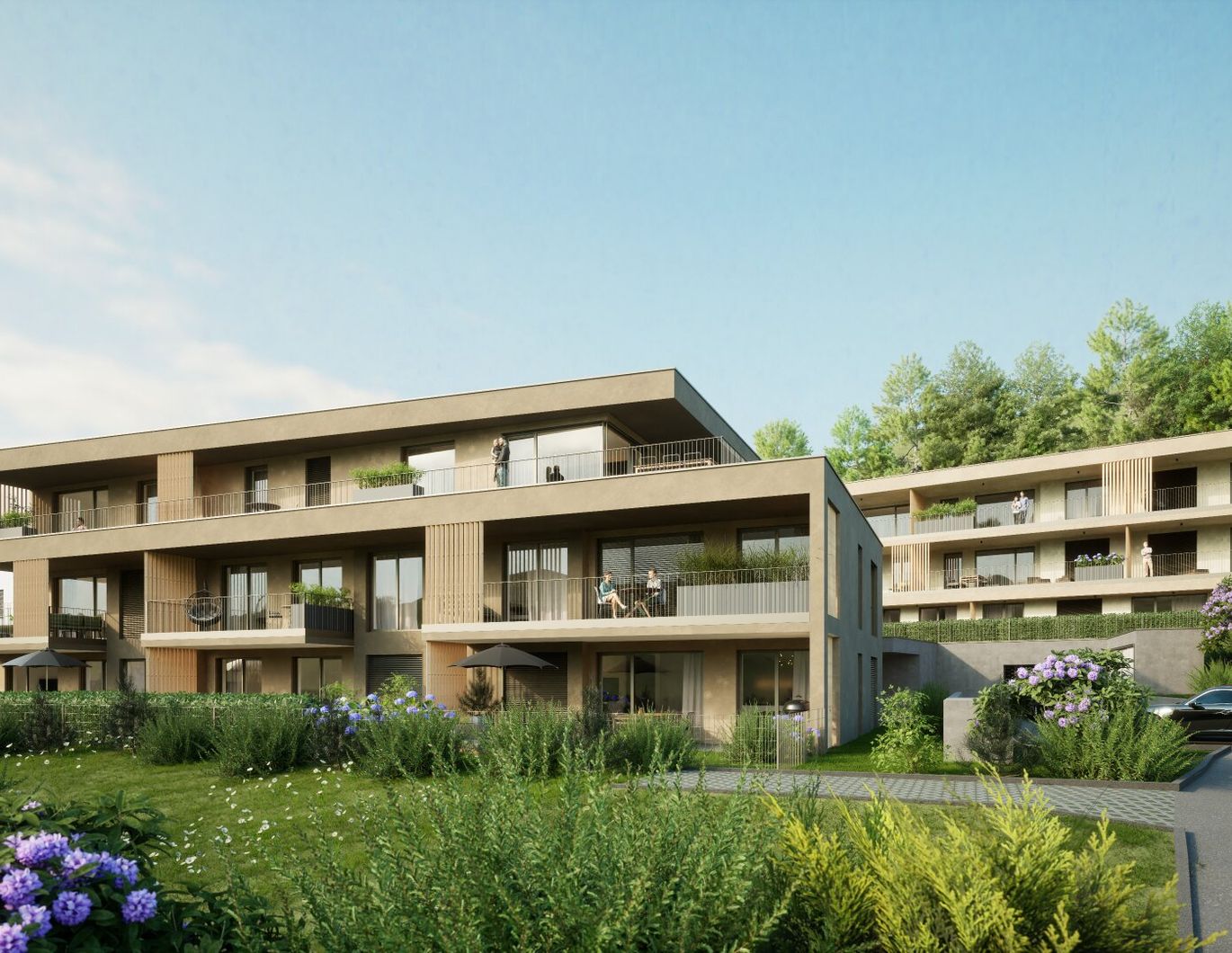 LIESEREGG: Familienfreundliche Wohnung mit 50 m² Balkon / Top 5B