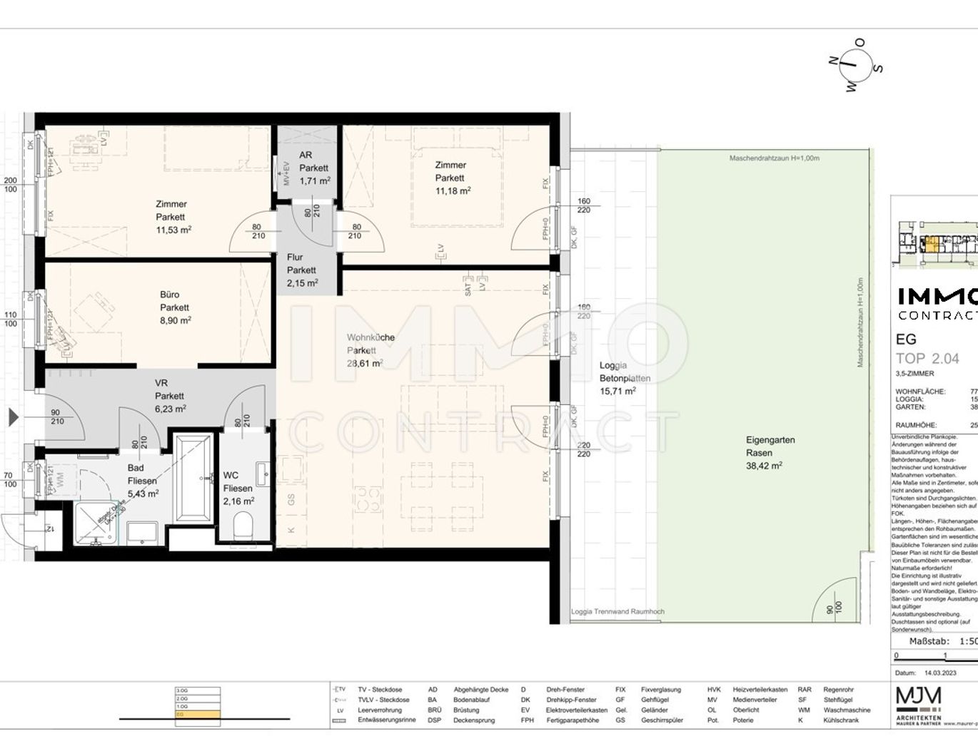 Stock2Live Exklusive Wohneinheiten 42qm - 120qm in Stockerau! _fußläufig zu Schule und Bahnhof!