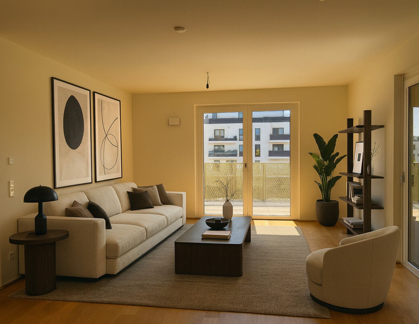 Hirschfeld: Provisionsfrei und Erstbezug - Sensationell günstige 3 Zimmer Wohnung