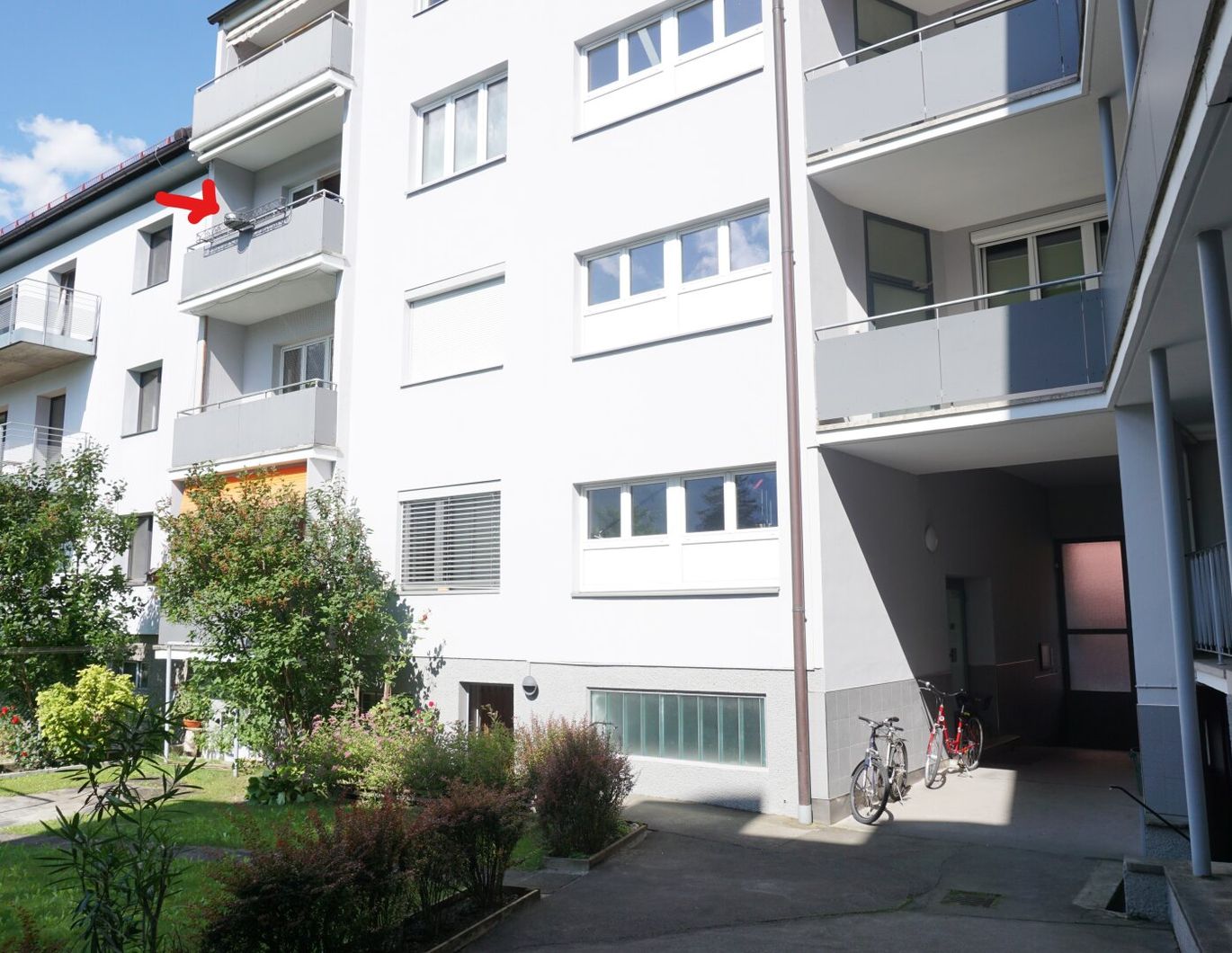 4-Zimmer-Wohnung mit Westbalkon