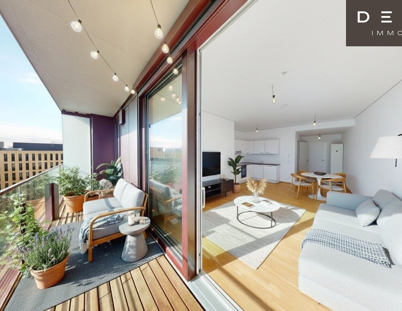 WOHNEN IM TRIIIPLE | 9.OG MIT PRATERBLICK | ROOFTOP-POOL