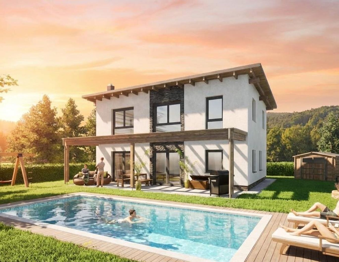 11 Häuser von 92 m² bis 146 m² Schlüsselfertig mit Bodenplatte ab € 269.019,-- Fixpreisgarantie !!!