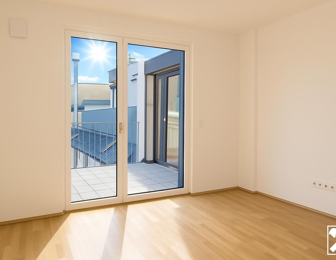 Smarte 2-Zimmer-Stadtwohnung mit exzellenter Anbindung und Terrasse