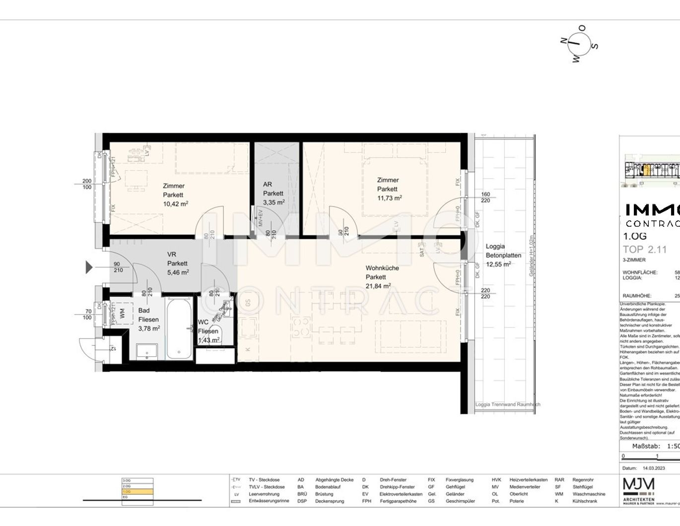 Stock2Live Exklusive Wohneinheiten  42qm - 120qm in Stockerau Fußläufig zu Schule und Bahnhof!