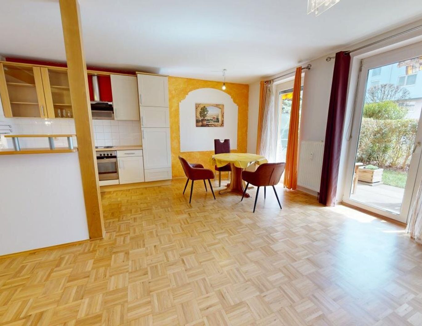 Barrierefreie 2-Zimmer-Wohnung mit Garten