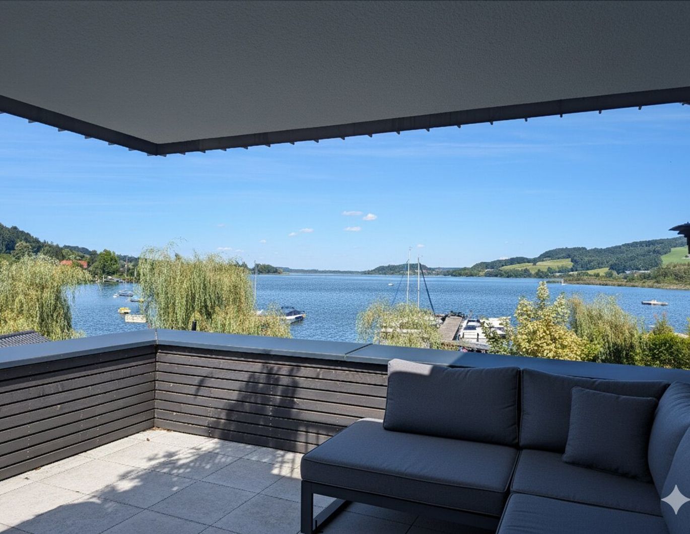 Großzügige Erstbezugs-Terrassenwohnung mit Seezugang direkt am Obertrumer See!