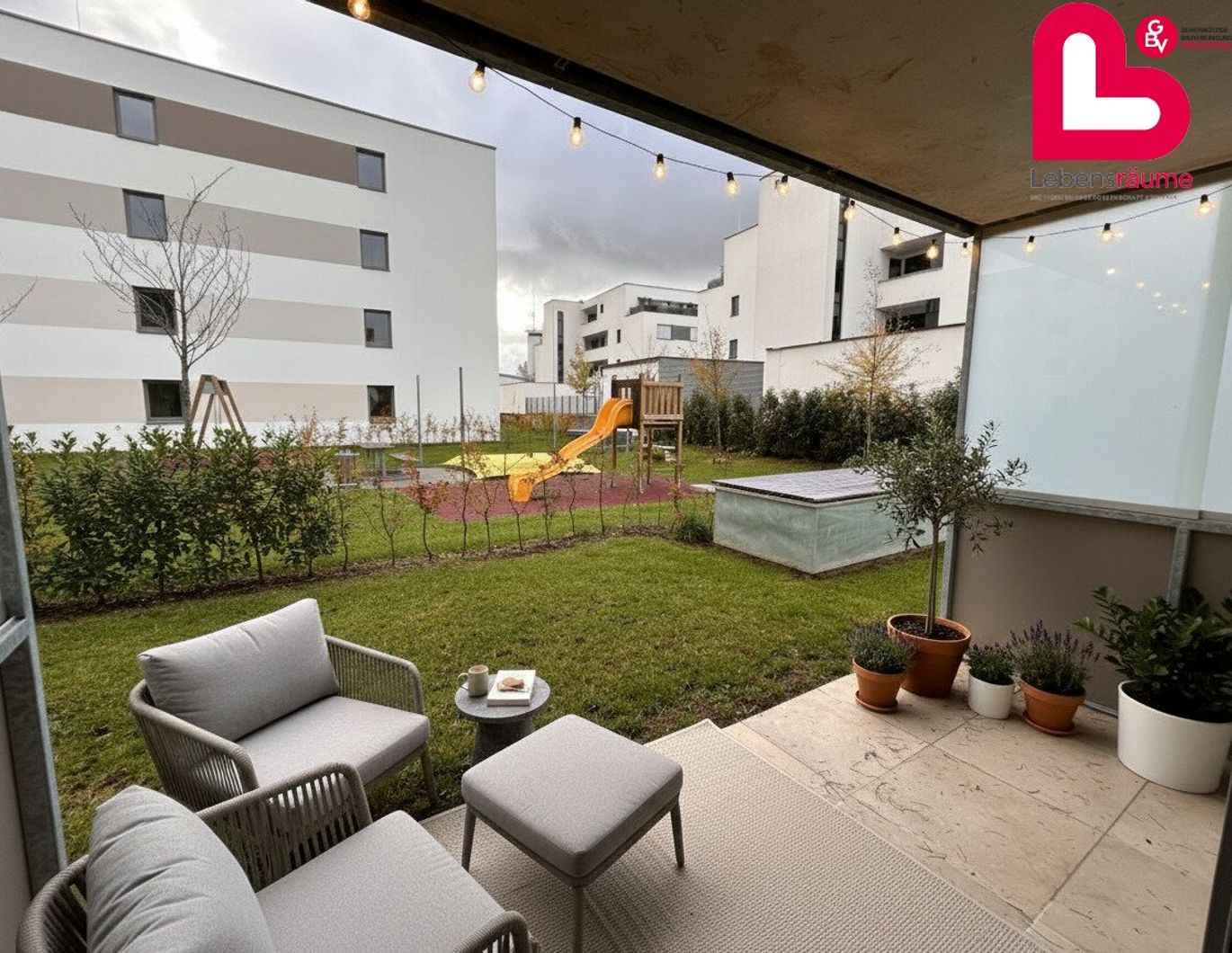 Schärding / Gartenwohnung / 3 Zimmer / TG - Platz / Haus 30B /TOP 4