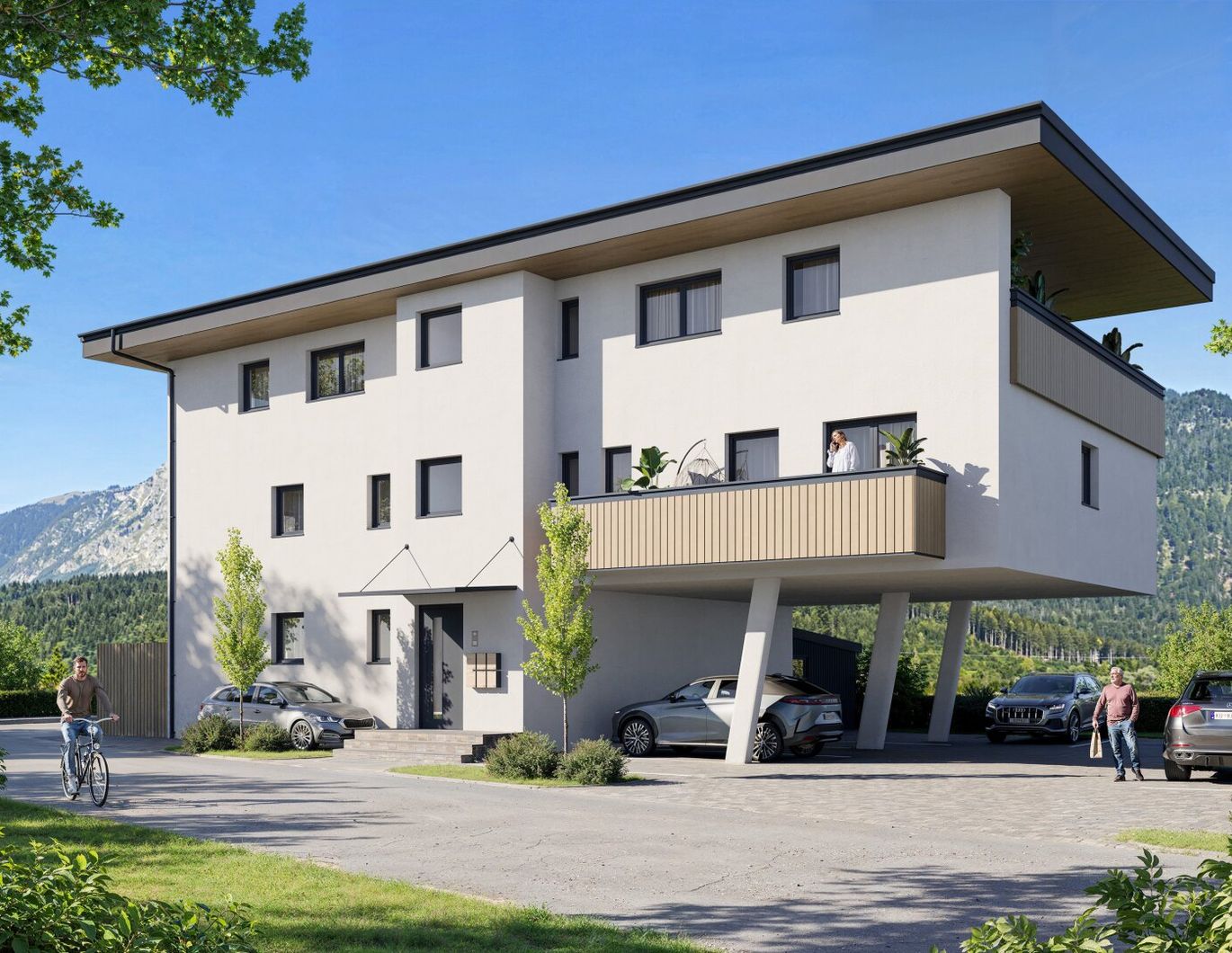 Hochwertige Wohnanlage mit nur 6 Einheiten in Oberlangkampfen
