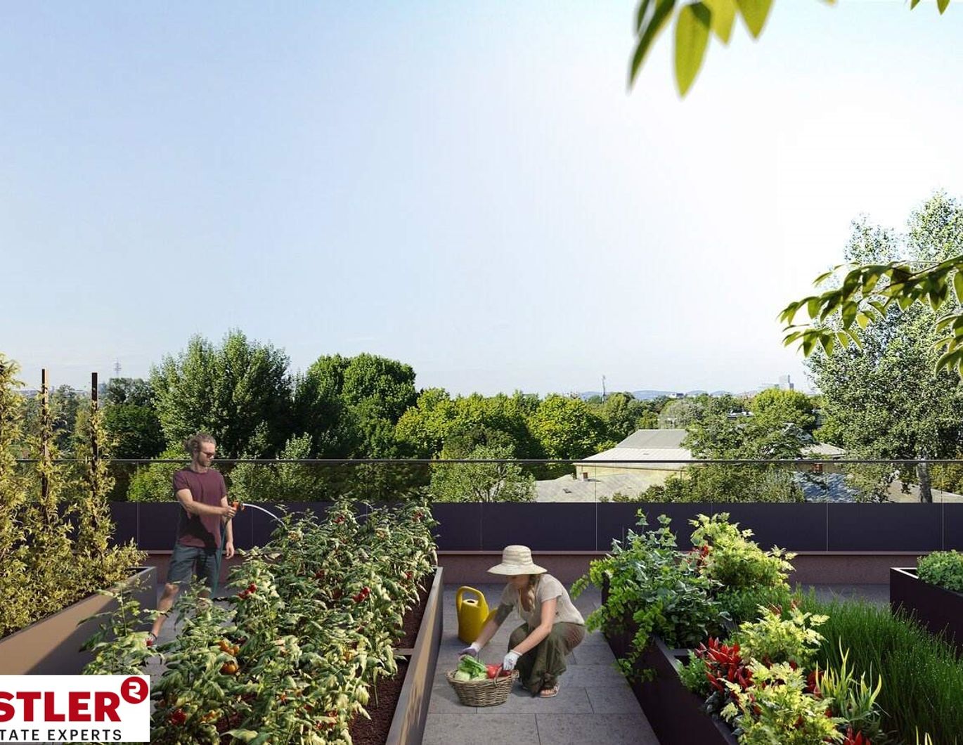 Erstbezug mit Rooftop & Praterblick