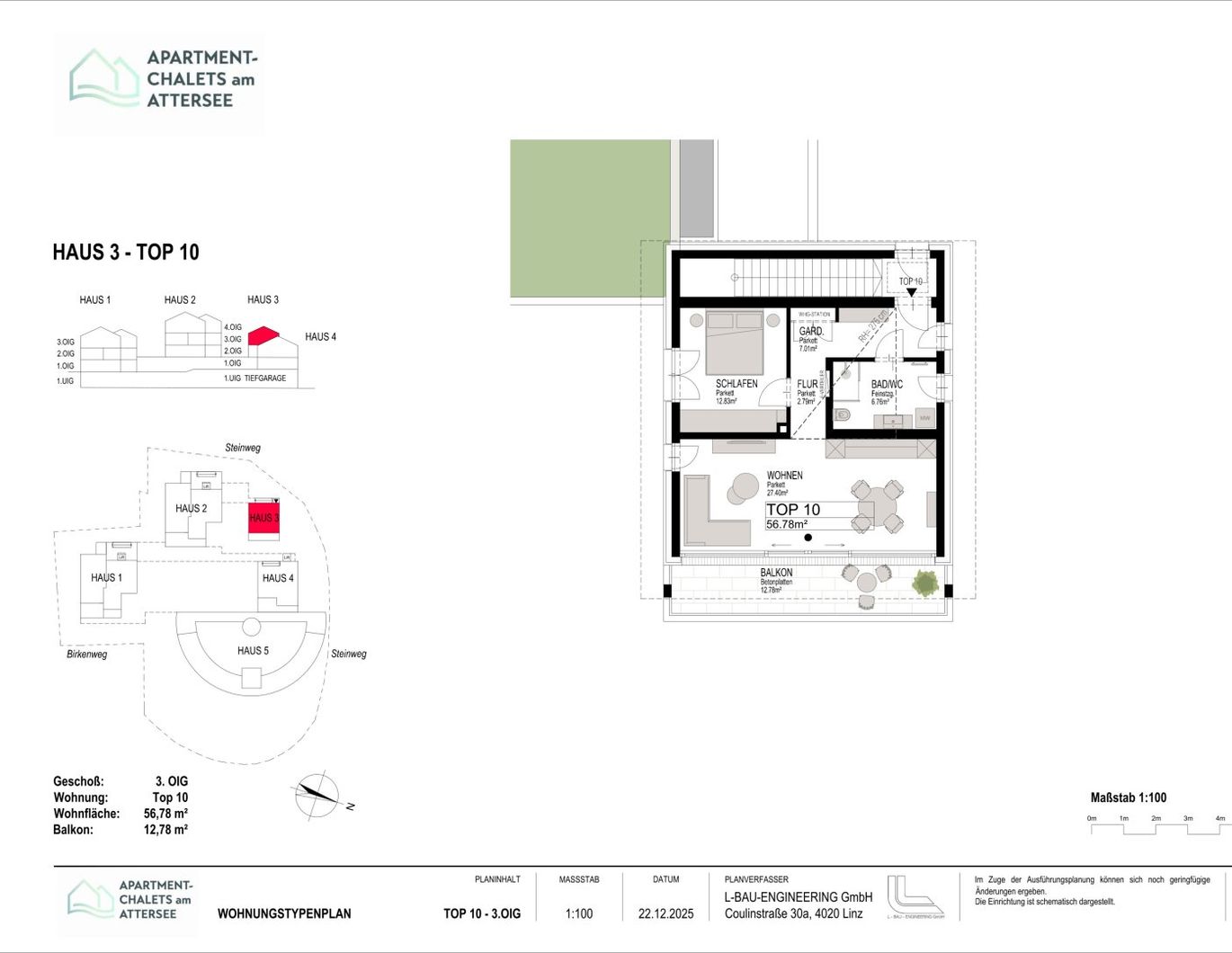 PROVISIONSFREI - Exklusive Apartment-Chalets am Attersee in Nußdorf