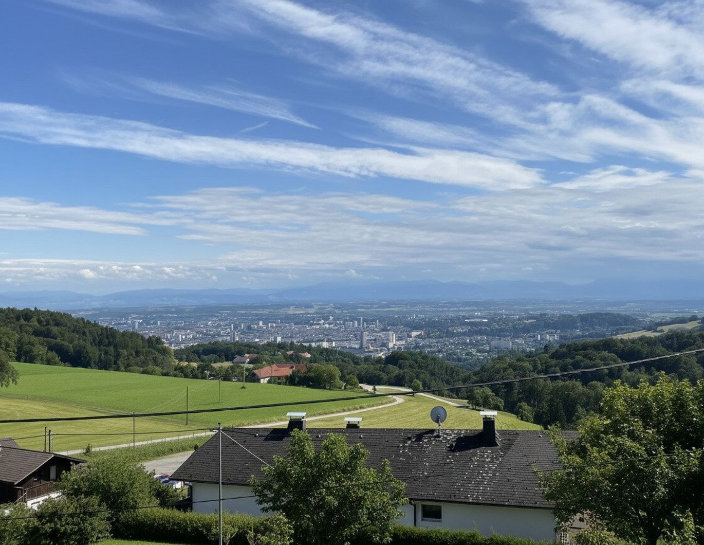 Traumhafte Erstbezugswohnung mit Garten, Pool und Fernblick in Lichtenberg!