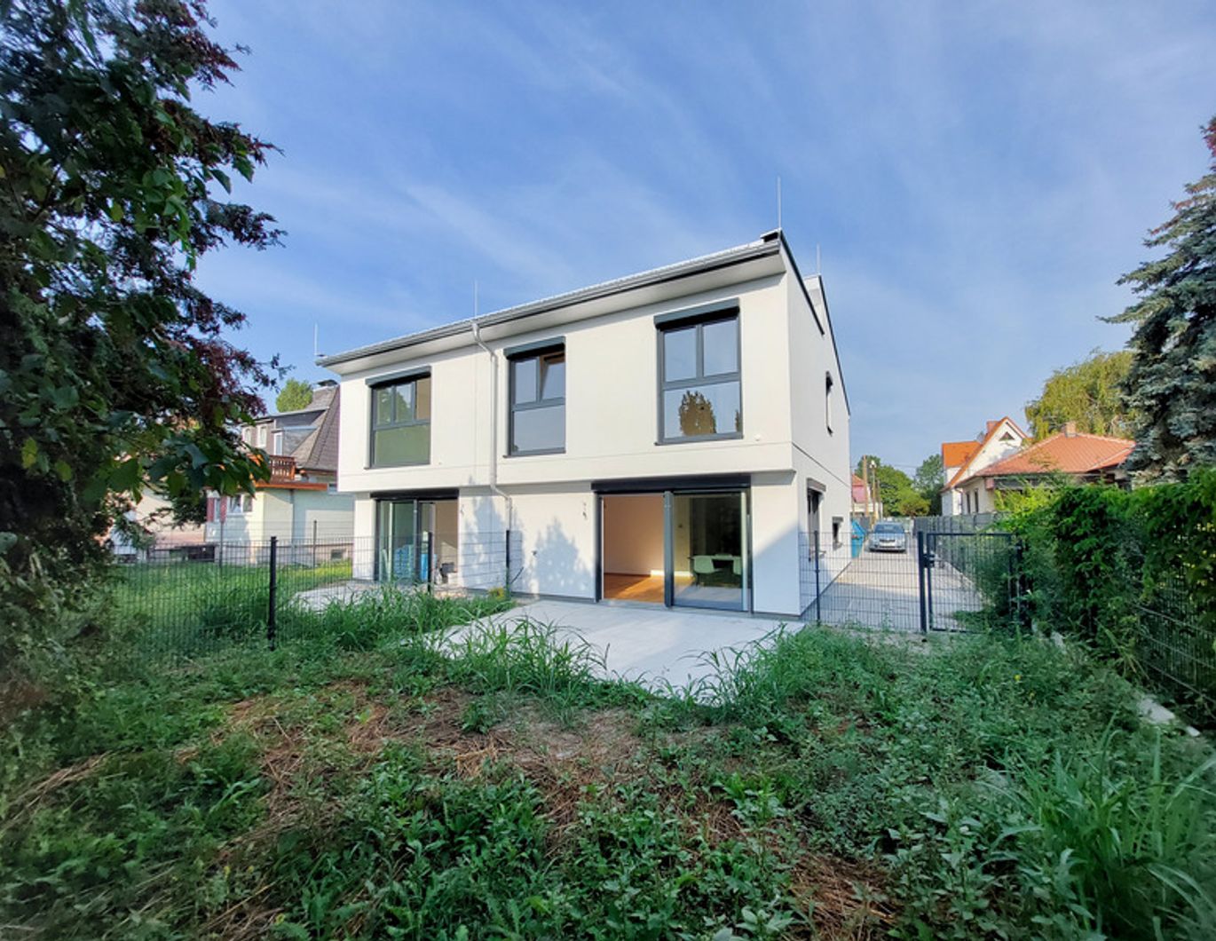 Beim Weinbaugebiet Stammersdorf: Exklusives Traumhaus mit Photovoltaik, Klimaanlage und Wärmepumpe