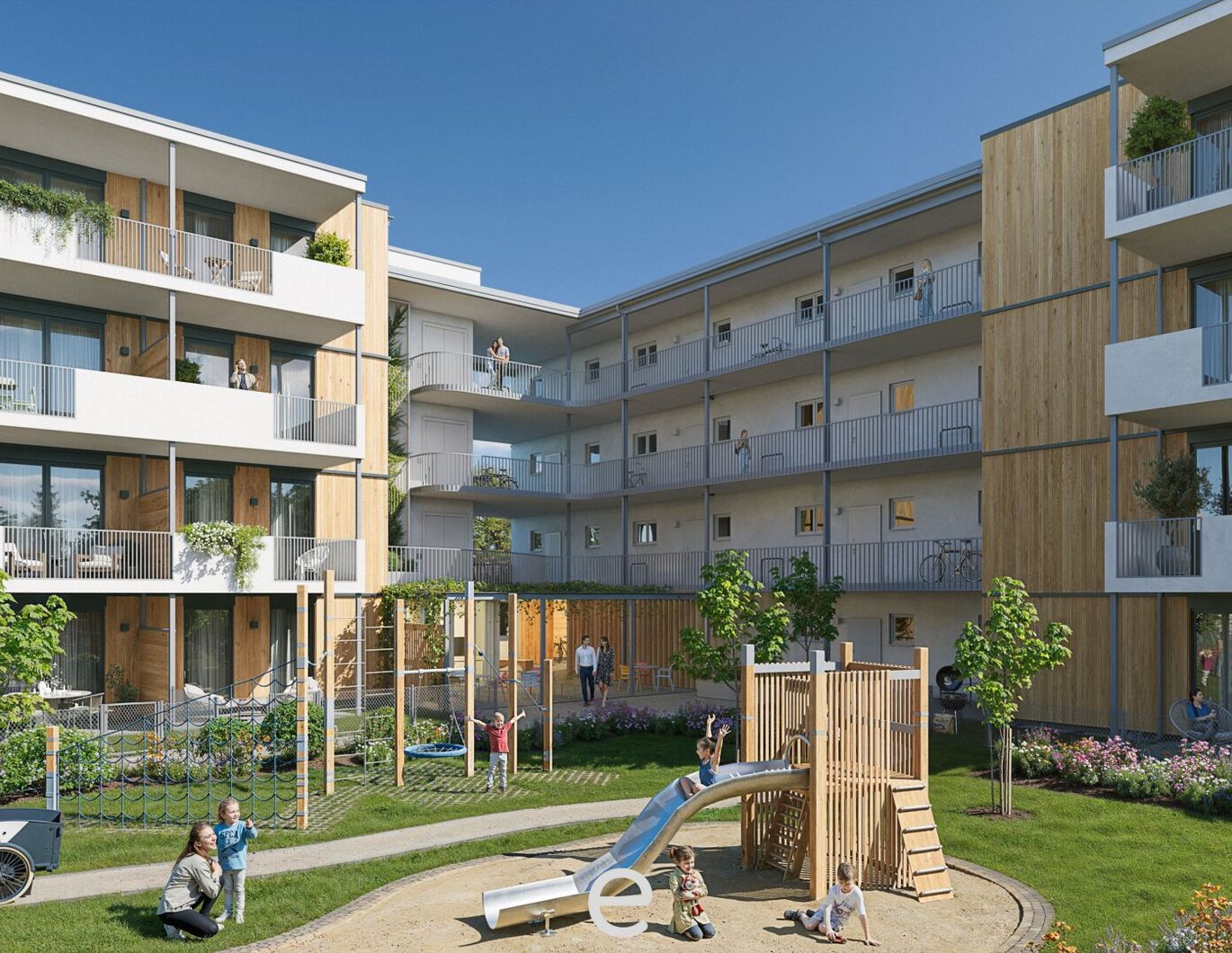 HYGGE Wohnen - Dachgeschosswohnung Top A3.2 mit Balkon im 3.OG