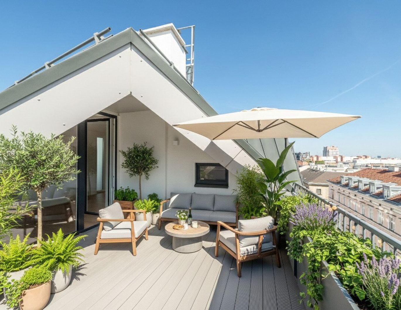 Dachgeschosstraum mit Weitblick