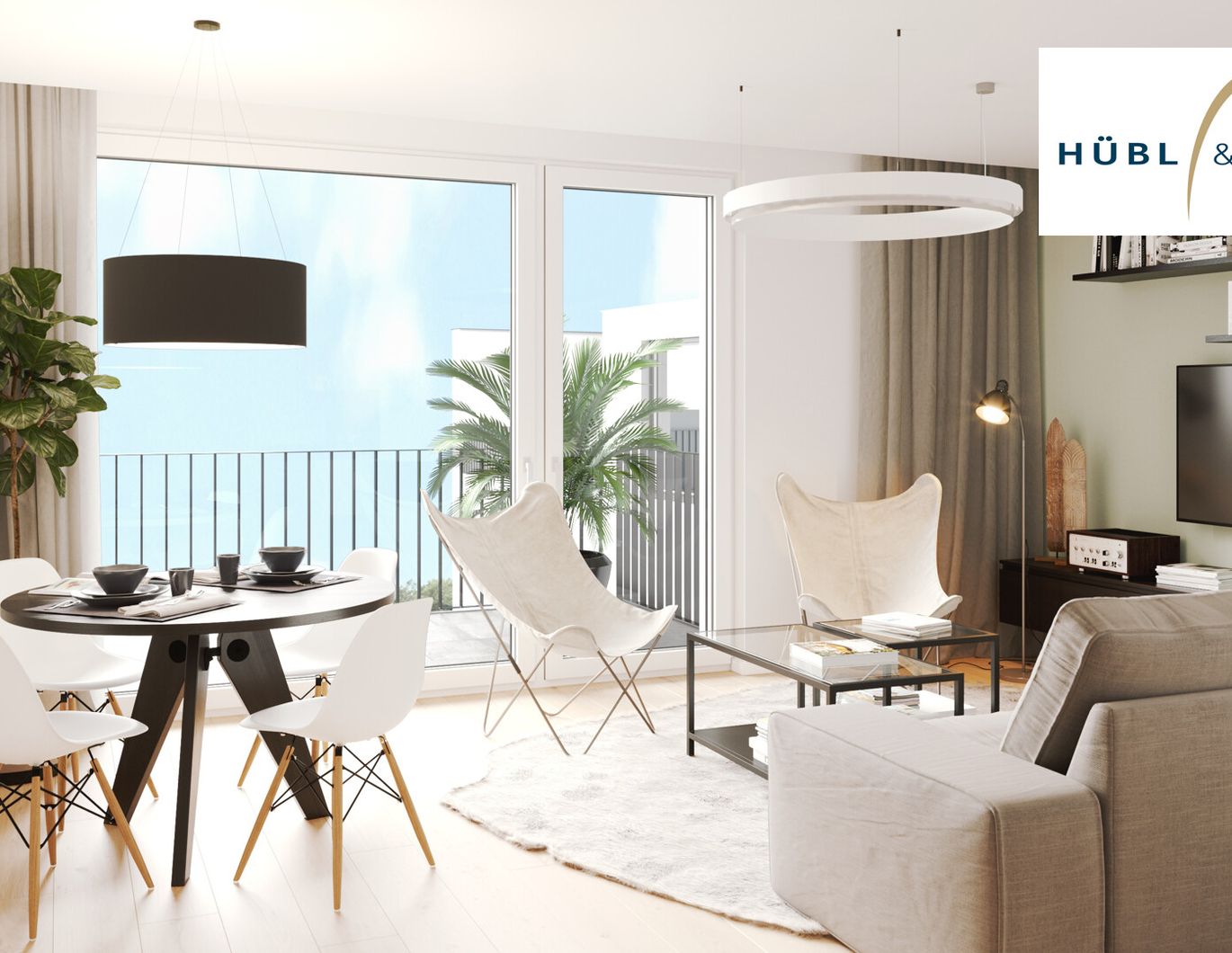 2-Zimmer Wohnung mit Balkon | Markenküche | Fußbodenheizung | Erdwärme