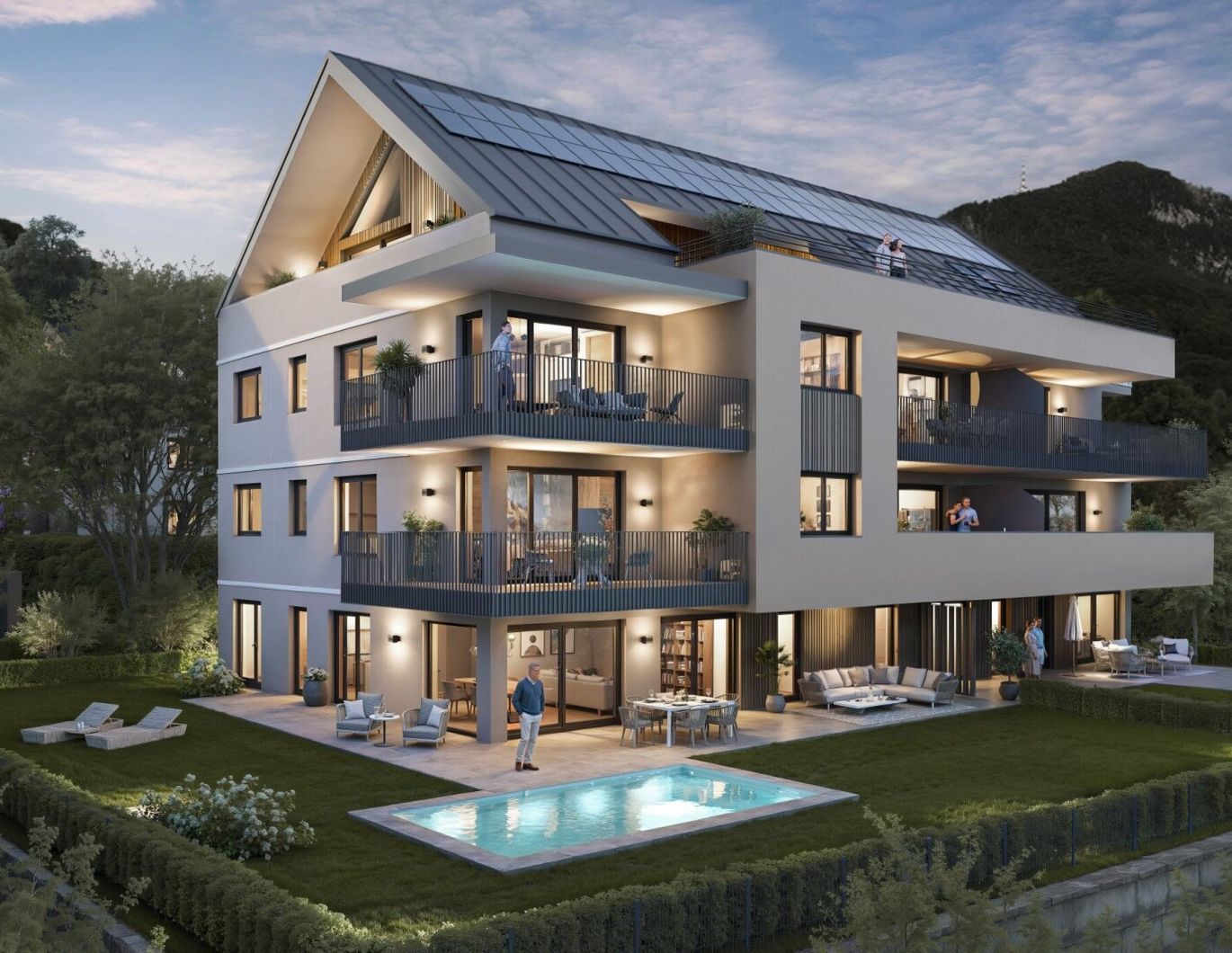 Erstbezug: 3-Zimmerwohnung mit Balkon in Parsch - Top 6