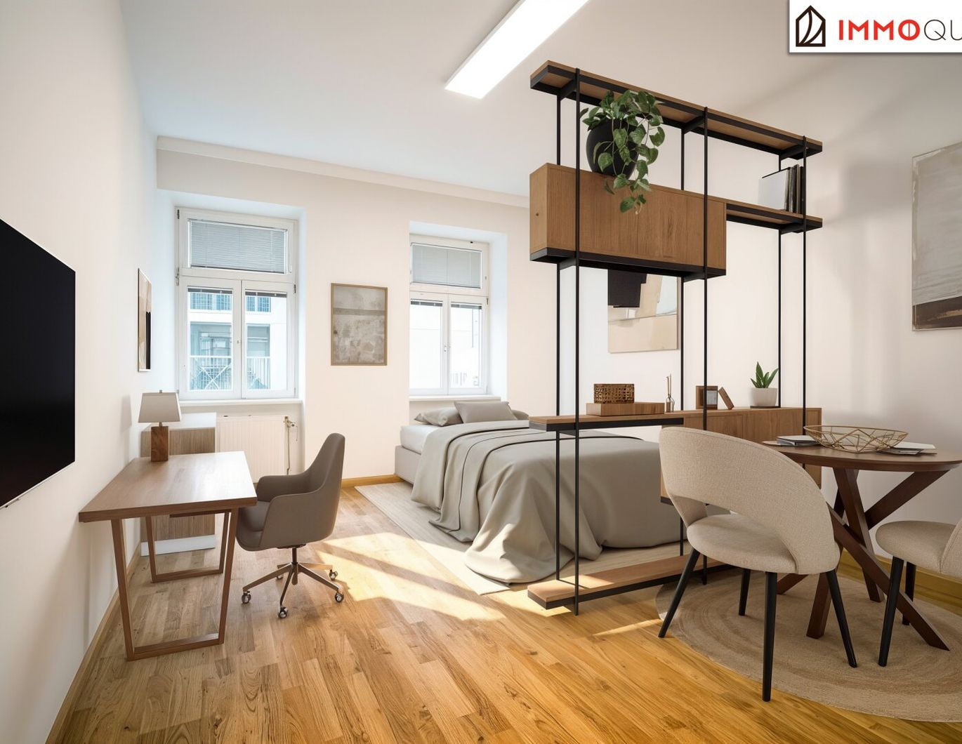 Urbaner Rückzugsort mit Weitblick - Frisch sanierte 1-Zimmer-Wohnung im 1. Dachgeschoss mit Lift vereint Stil, Funktion und Lage - perfekt für Stadtmenschen, Studierende oder Anleger.