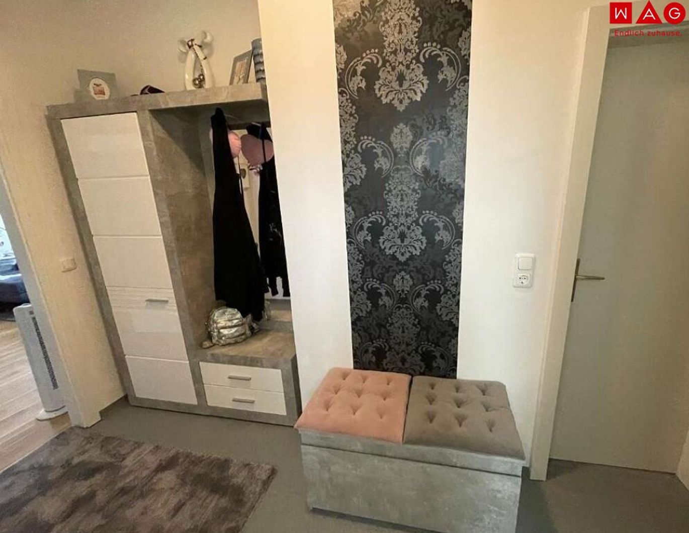 Entspanntes Wohnen in ruhiger Grünlage! Möbelierte 2-Raum Wohnung!