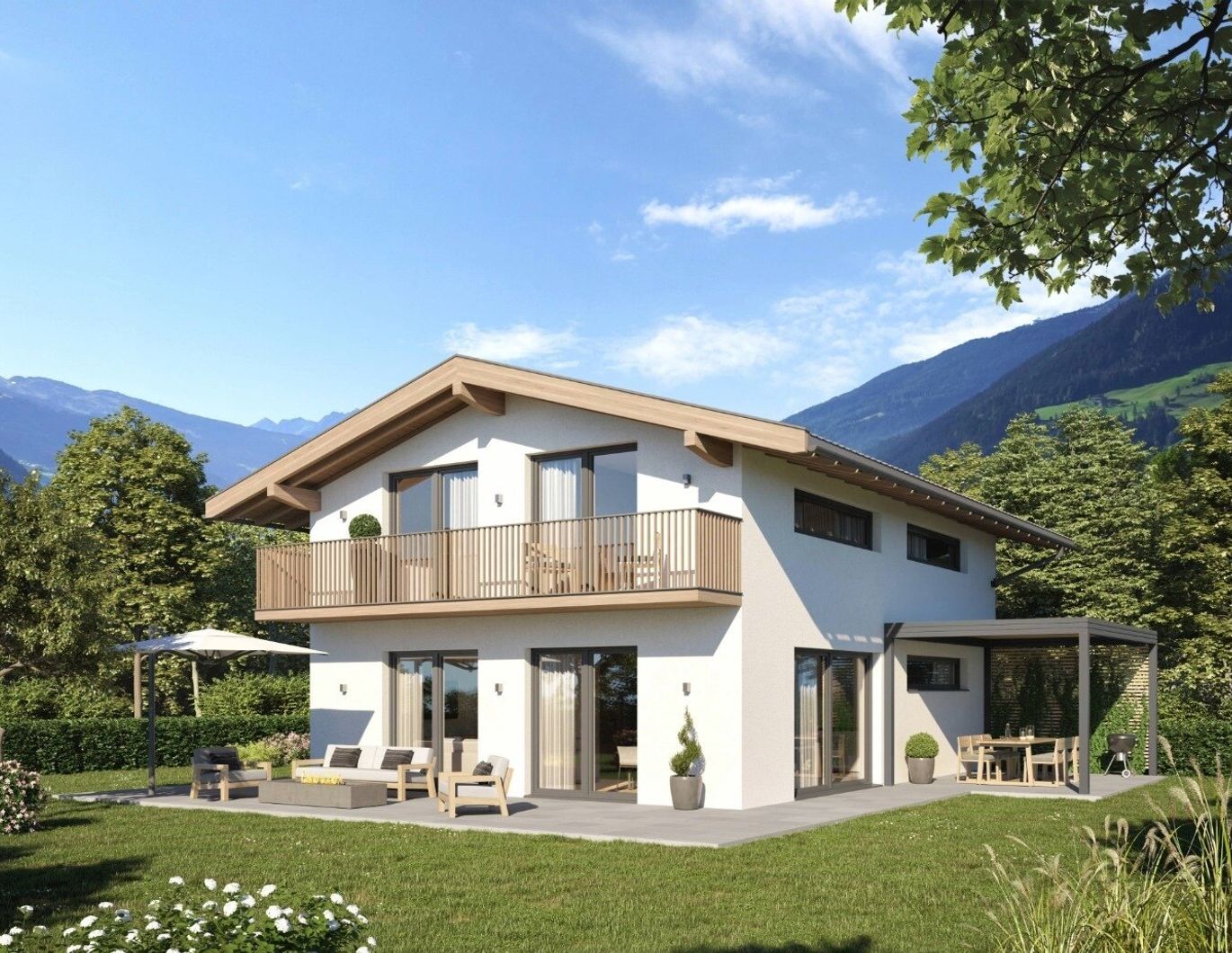 Tirol Haus mit 120 m2 Wohnfläche in traumhafter Sonnenlage von Maurach am Achensee zu kaufen