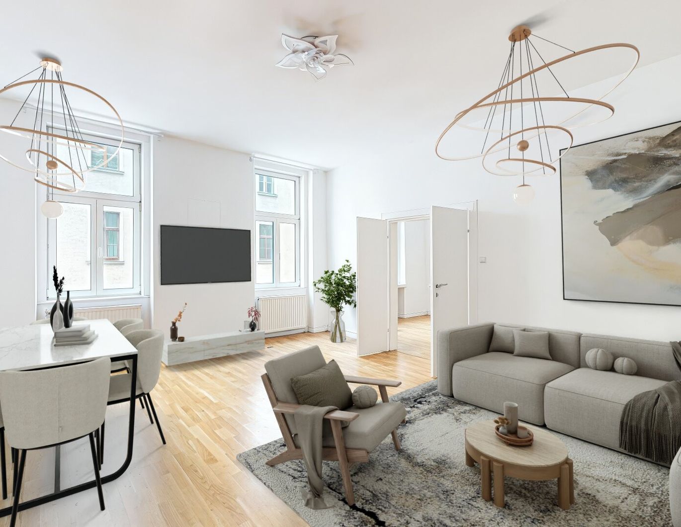 ++NEU++ Nur 1 Minute zur U-Bahn (Schottenring) - Stilvolle 3 Zimmer Wohnung im begehrten Karmelitenviertel!!! TOP LAGE!