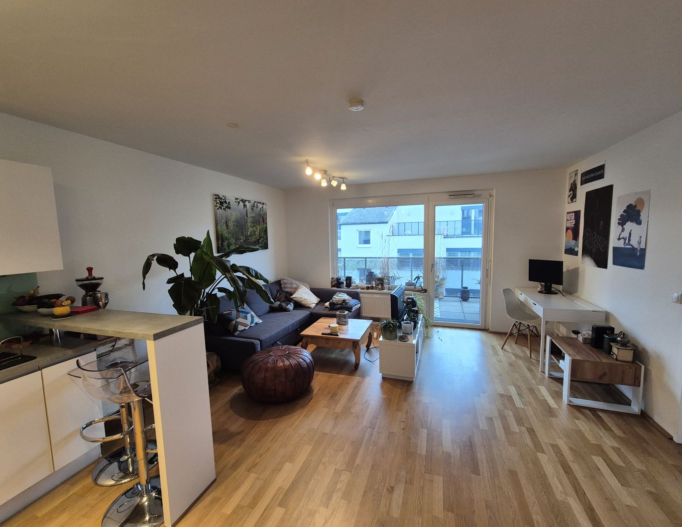 2-Zimmerwohnung mit Südbalkon in Innenhoflage (Neubau, keine Provision)