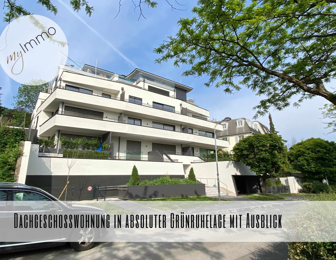 Dachgeschosswohnung in absoluter Grünruhelage mit Ausblick