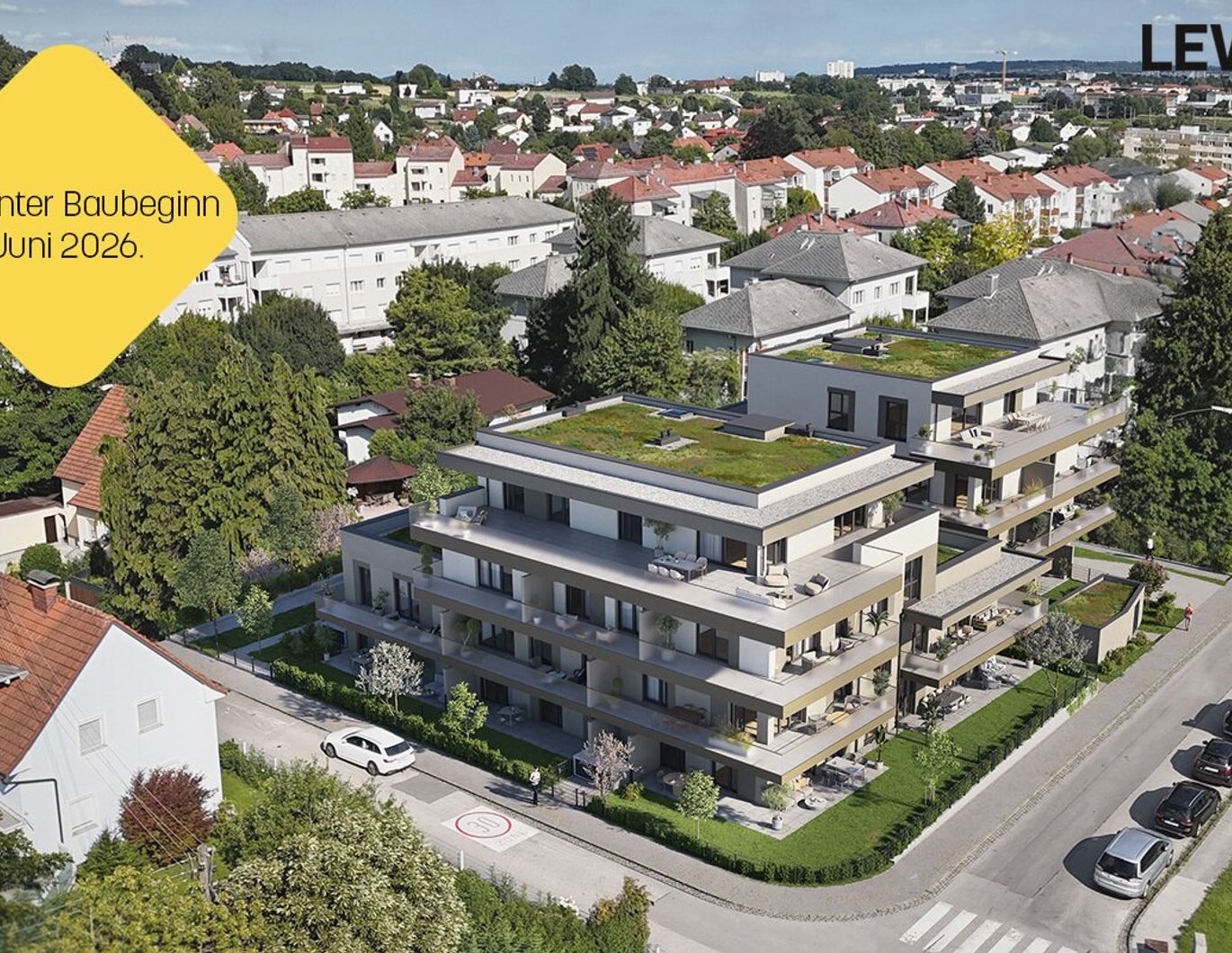 B04 | klein aber fein - 2 Zimmerwhg. mit Garten in Leonding Zentrum