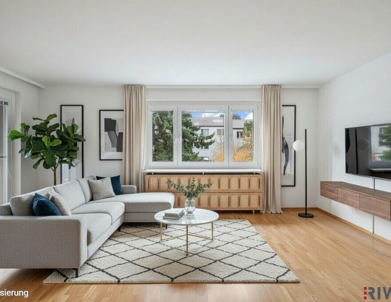 Charmante Ruheoase mit perfekter Anbindung I Loggia mit Blick ins Grüne I Mauer I 360° Rundgang