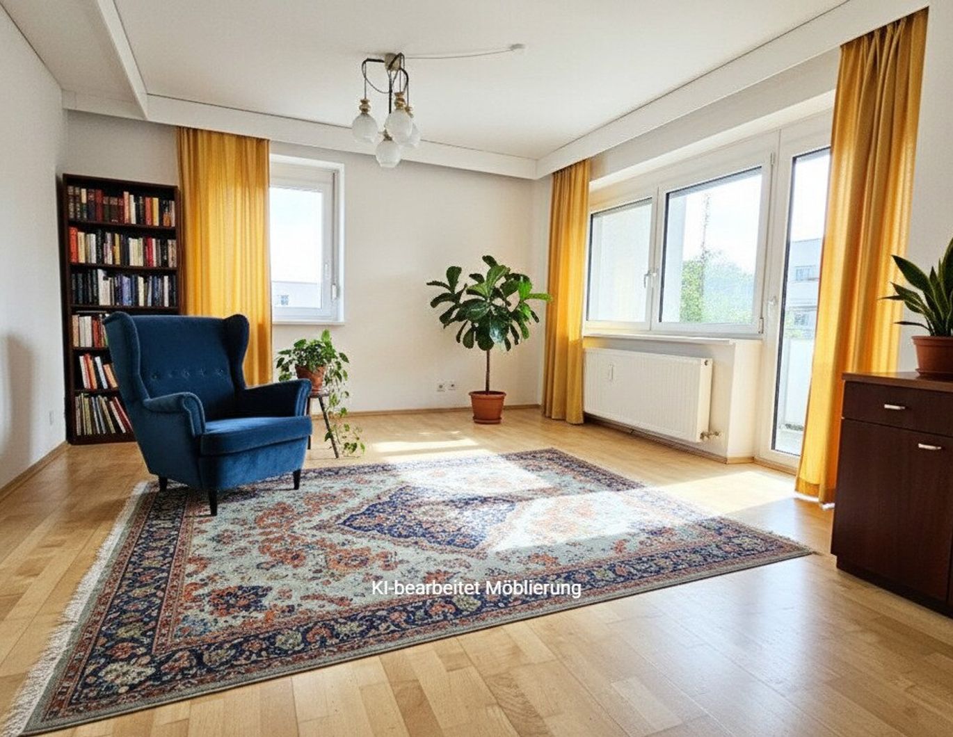 Zentral und doch sehr ruhig gelegene, gemütliche, helle und gepflegte 3 Zimmerwohnung + extra Küche mit Balkon - perfekte Infrastruktur