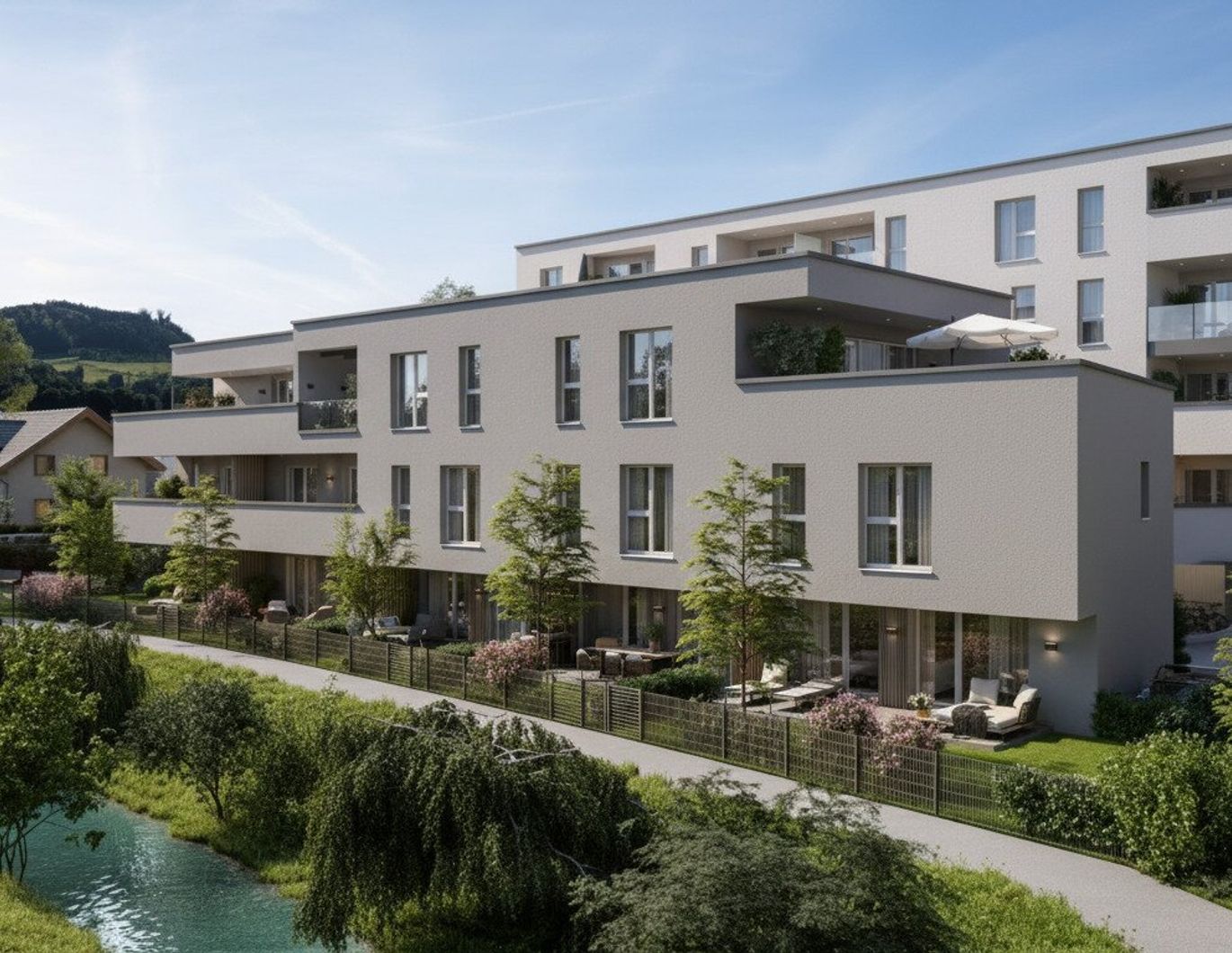 PROVISIONSFREI - NEUBAU 4 Zimmer TOWNHOUSE in Salzburg Stadt Alt - Liefering mit Garten, Terrasse u. Tiefgarage, VOLLE WOHNBAUFÖRDERUNG!