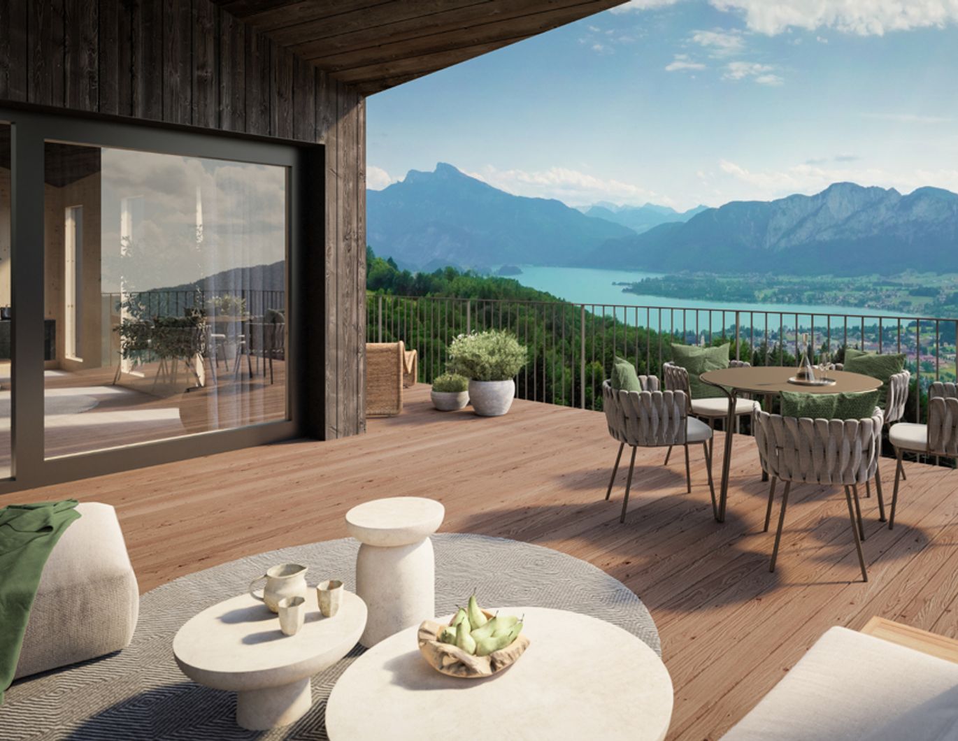 Höhenluft & Seeblick: Ihr privates Hideaway über dem Mondsee