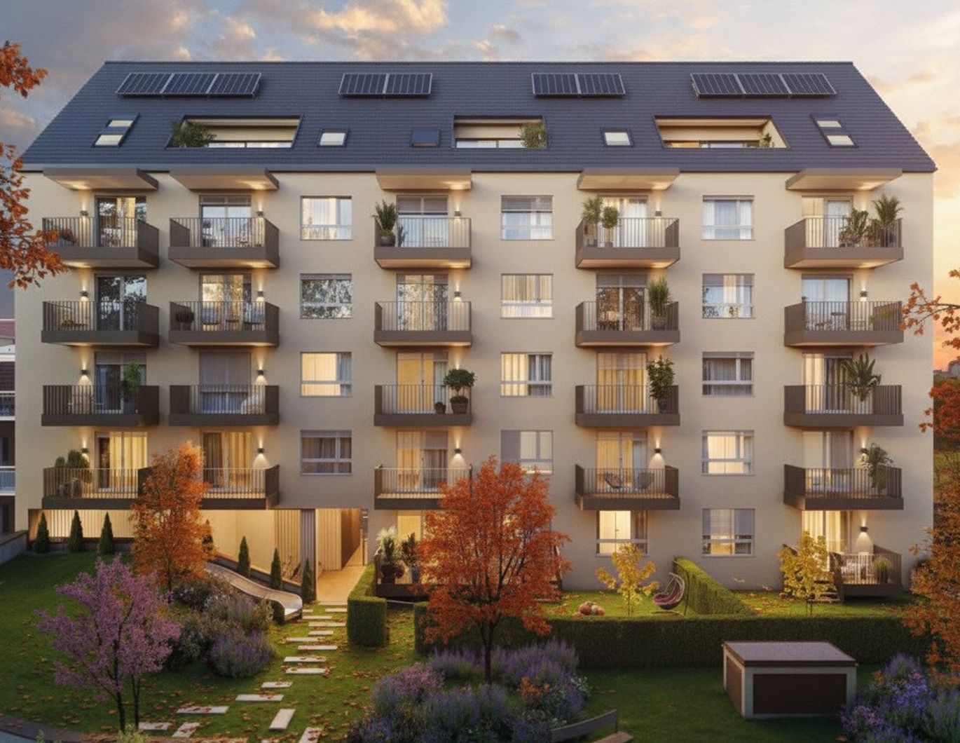 Helle 2-Zimmer-Wohnung mit Balkon im 2. Obergeschoss