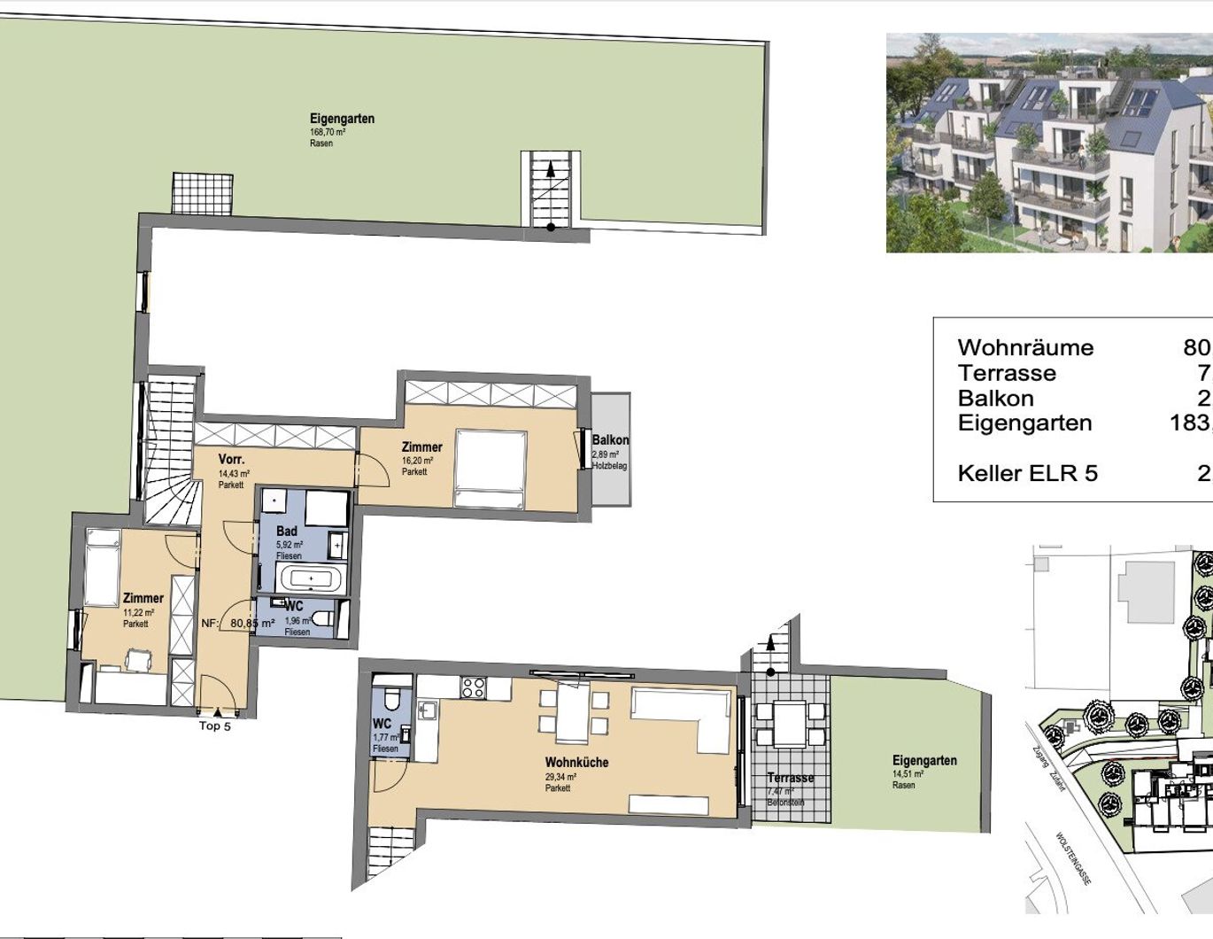 Neues Projekt in der Schwarzelackenau beim Marchfeldkanal - noch 18 Einheiten verfügbar!