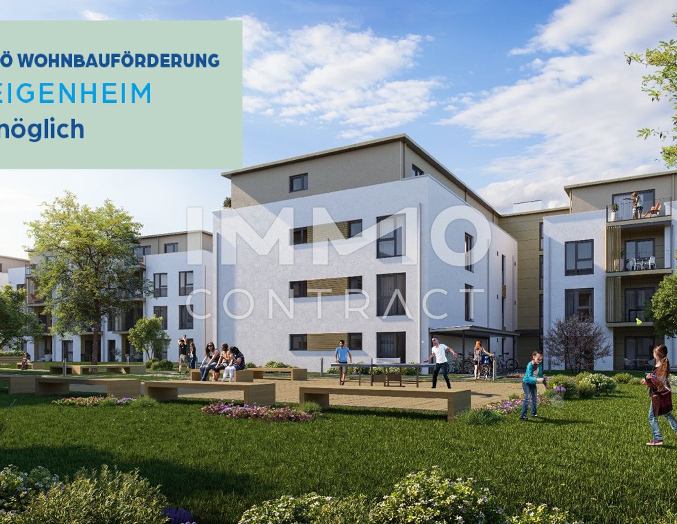 Urbanes Leben im  Wohnpark Obergrafendorf
